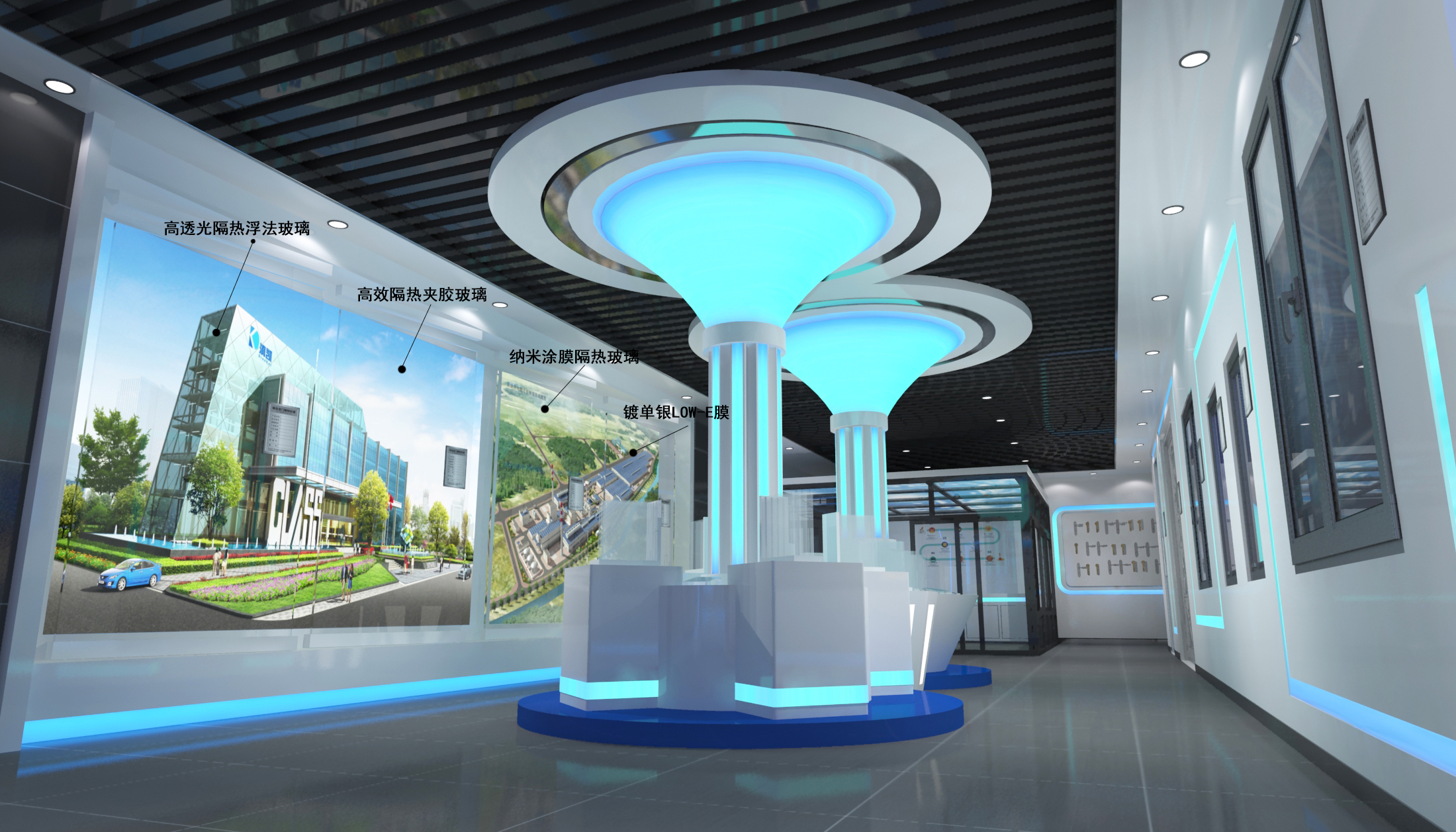 企業(yè)展廳設(shè)計_企業(yè)展廳設(shè)計公司_效果圖